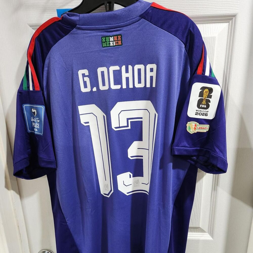 L Adidas Mexico 2026 World Cup jersey #13 G. Ochoa
